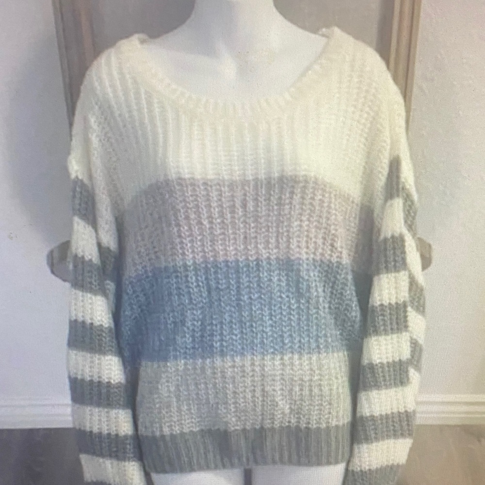 Charlotte Russe Multicolor Striped Sweater